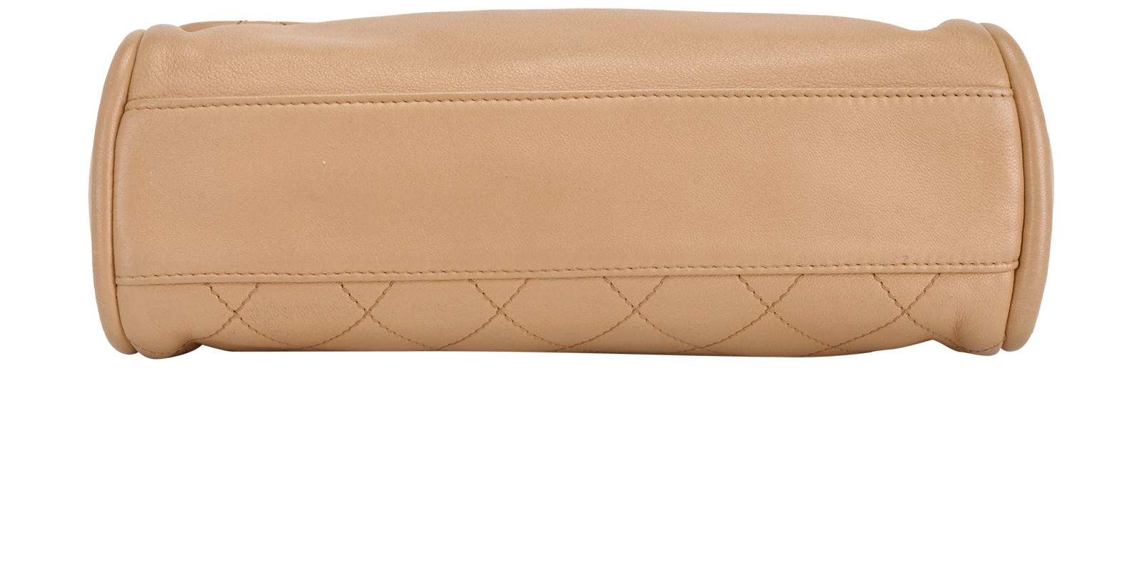 Matelasse Shoulder Bag, &pound;1,600, Handbags, Tan, Leather, Top view